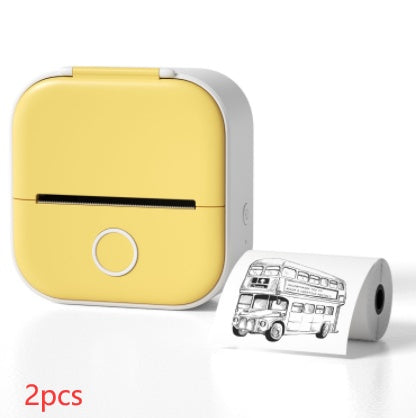 Portable Mini Thermal Label Printer Home Photo Printer Student Wrong Question Printer Bluetooth-compatible Mini Label Printer Price Tag - Il mio negozio