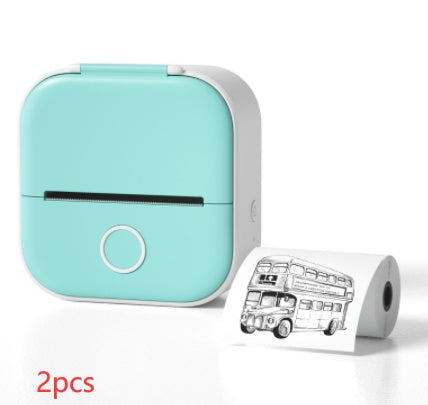 Portable Mini Thermal Label Printer Home Photo Printer Student Wrong Question Printer Bluetooth-compatible Mini Label Printer Price Tag - Il mio negozio