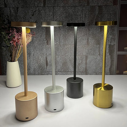 Lampe de Table classique, Rechargeable par USB, veilleuse à gradation continue, tactile, lampe de bureau, 3 couleurs, lampe de chevet, décoration de Bar d'hôtel