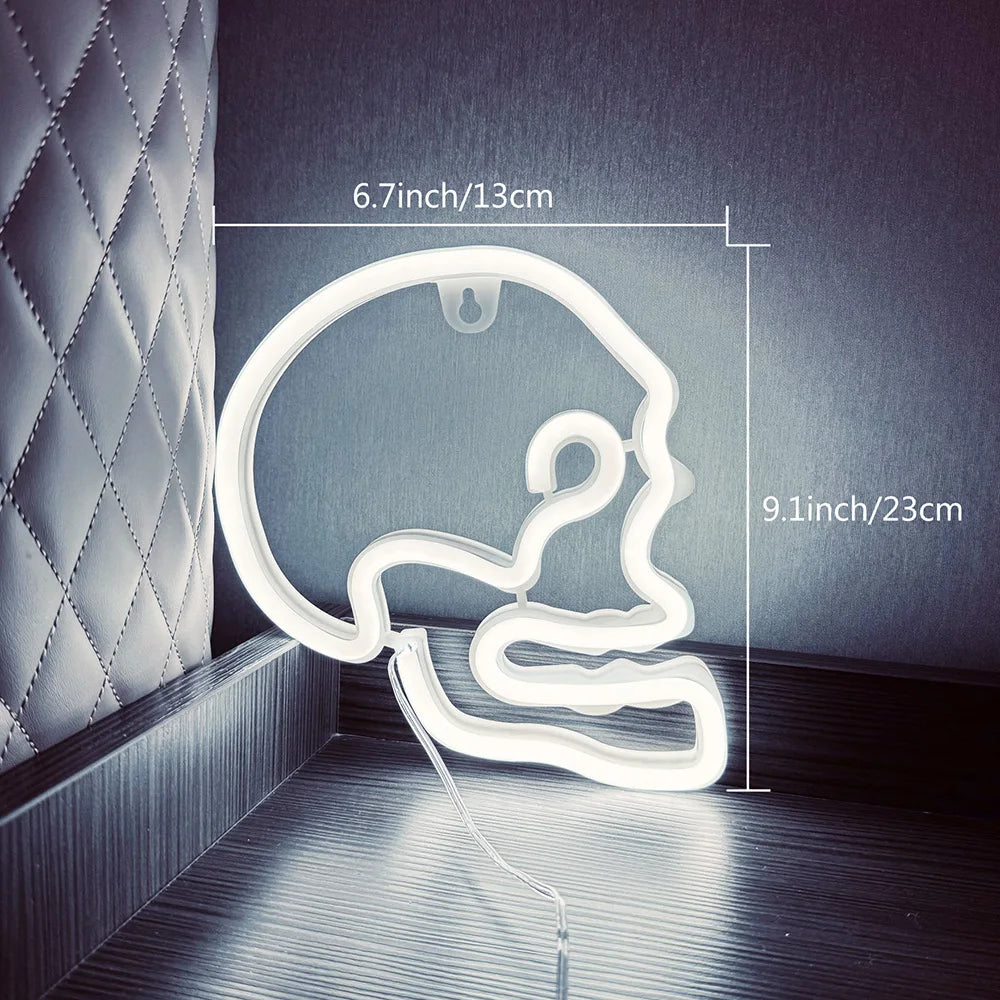 Butterfly Neon Sign USB/Battery Powered Cat LED Neon Light Skull Neon Lamp Wall Art Decor for Home - Il mio negozio