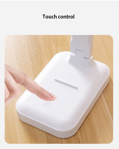 6000mAh Chargeable LED Table Lamp USB 3 Color Stepless Dimmable Desk Lamp Touch Foldable Eye Protection Reading Night Light - Il mio negozio