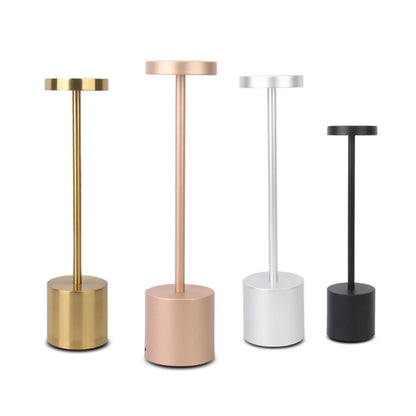 Lampe de Table classique, Rechargeable par USB, veilleuse à gradation continue, tactile, lampe de bureau, 3 couleurs, lampe de chevet, décoration de Bar d'hôtel