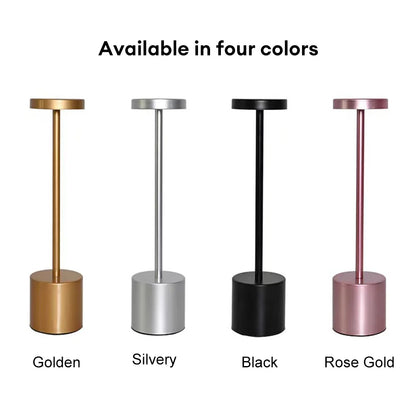 Lampe de Table classique, Rechargeable par USB, veilleuse à gradation continue, tactile, lampe de bureau, 3 couleurs, lampe de chevet, décoration de Bar d'hôtel