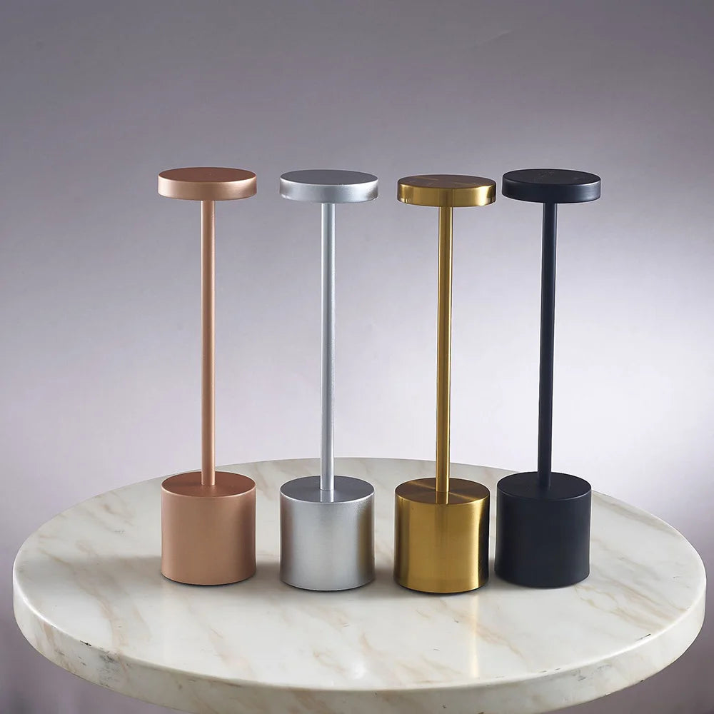 Lampe de Table classique, Rechargeable par USB, veilleuse à gradation continue, tactile, lampe de bureau, 3 couleurs, lampe de chevet, décoration de Bar d'hôtel