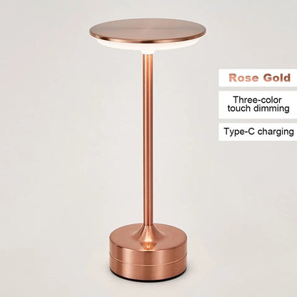 LED Table Lamp Touch Sensor Night Light USB Rechargeable - Il mio negozio
