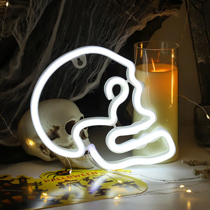 Butterfly Neon Sign USB/Battery Powered Cat LED Neon Light Skull Neon Lamp Wall Art Decor for Home - Il mio negozio