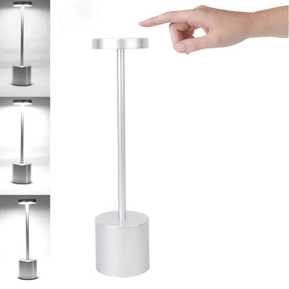 Lampe de Table classique, Rechargeable par USB, veilleuse à gradation continue, tactile, lampe de bureau, 3 couleurs, lampe de chevet, décoration de Bar d'hôtel