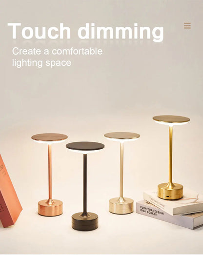 LED Table Lamp Touch Sensor Night Light USB Rechargeable - Il mio negozio