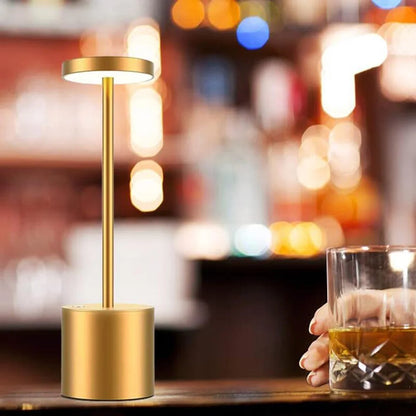 Lampe de Table classique, Rechargeable par USB, veilleuse à gradation continue, tactile, lampe de bureau, 3 couleurs, lampe de chevet, décoration de Bar d'hôtel