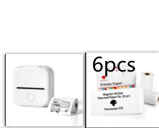 Portable Mini Thermal Label Printer Home Photo Printer Student Wrong Question Printer Bluetooth-compatible Mini Label Printer Price Tag - Il mio negozio